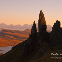 Autumn Silhouette of The Old Man of Storr