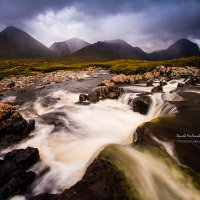 Summer Rain on the Red Cuillin, Skye (LS)
