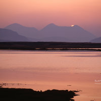 Sunset over the Red Hills, Skye