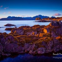 Dusk Reflections on the Cuillin