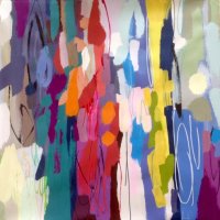 22" square ‘Carnevale I’