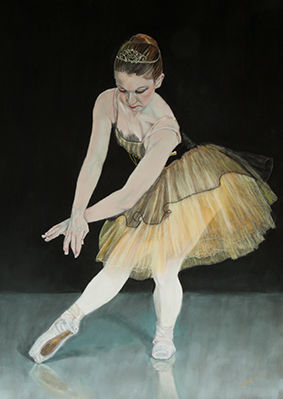 Ballerina on Black