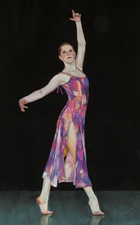 Ballerina on Black #2