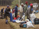 Porters hoping for a job