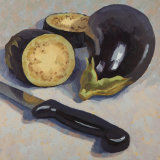 Aubergines sliced SOLD