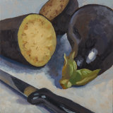 Aubergines balanced 15 x 15 cm