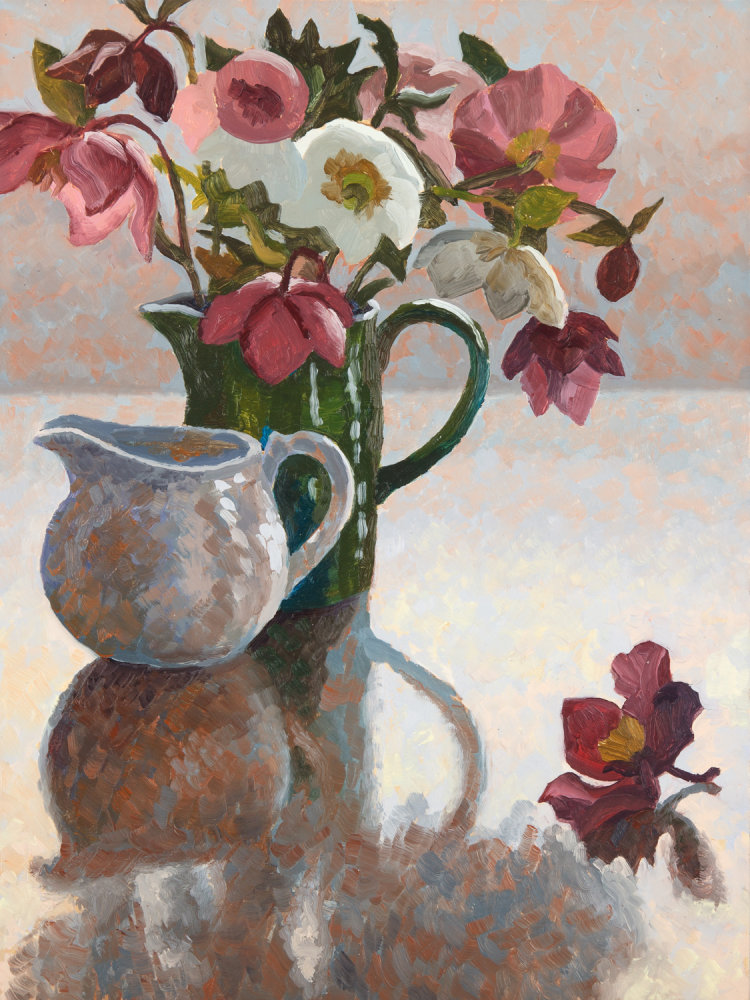 Backlit Hellebores SOLD