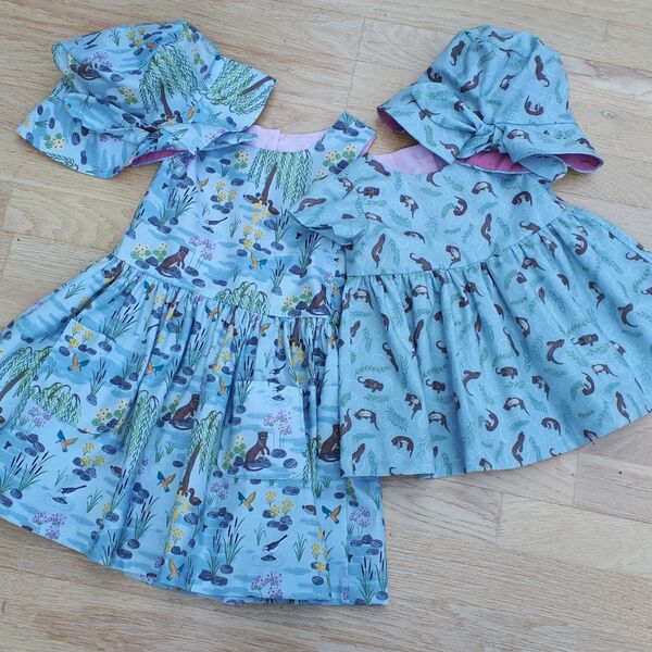 Dresses with matching hats