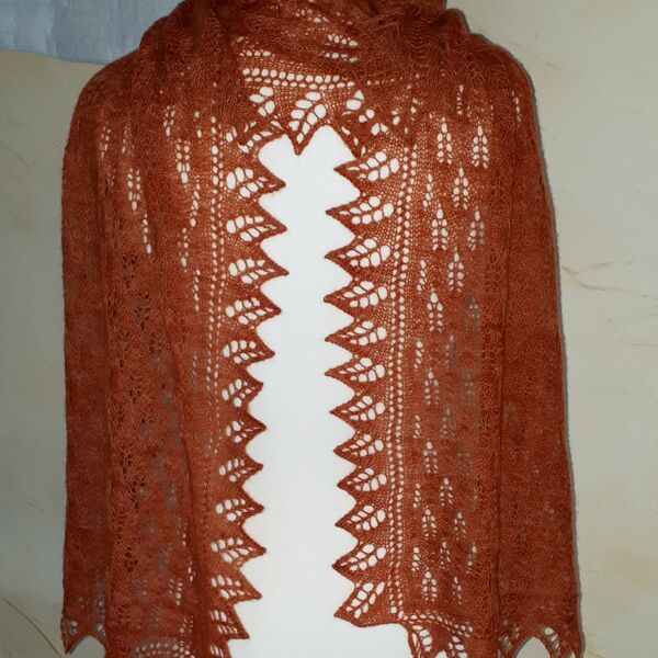 Falling Leaves Shawl