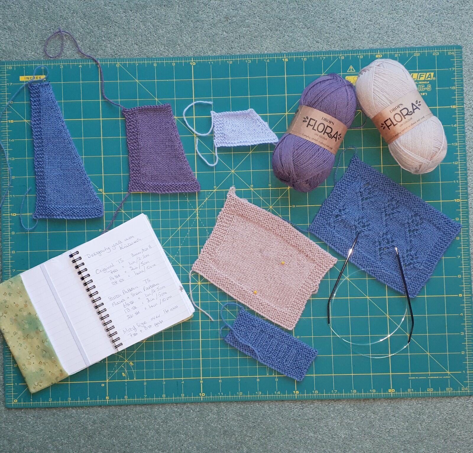 NNK Shaping swatches