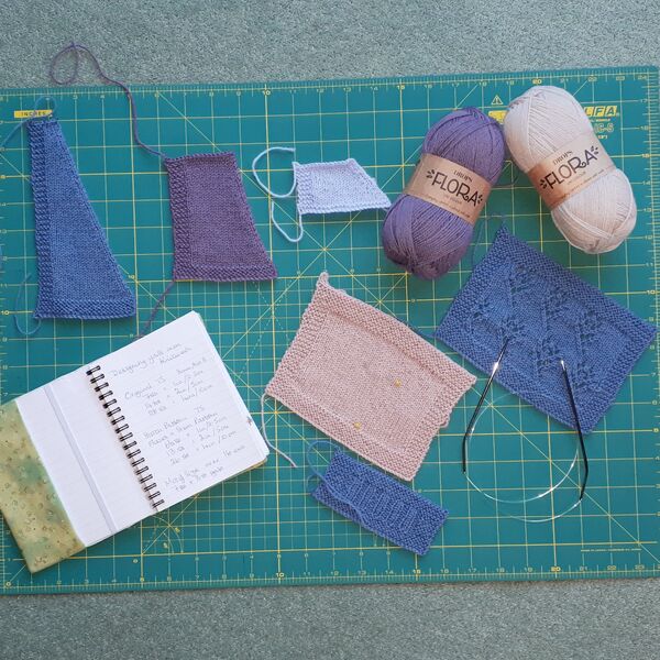 NNK Shaping swatches