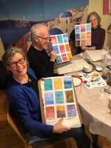 Monday evening art class