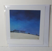 Snow Sky x1 £3.00 greetings card in cellophane wrapper