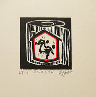 20.02.20 - Schools Closed Small un framed print - 20.03.20