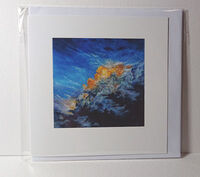 Golden Lining greetings card in cellophane wrapper