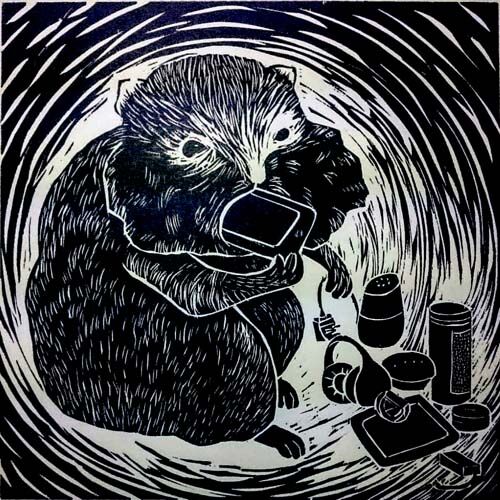 Japanese woodcut - How Much More?