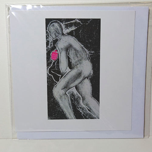 greetings card in cellophane wrapper