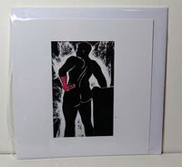 Marigold Man has Finished with Mr Sheen greetings card in cellophane wrapper