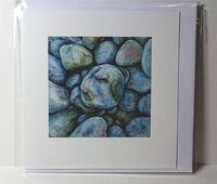Pnesive Pebble greetings card in cellophane wrapper
