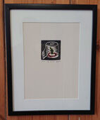 Sefl Isolate Small framed print - Self Isolate graphic on loo roll