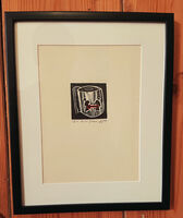 Small framed print - 20 Seconds - hand wash graphic on loo roll