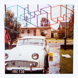 Embroidery on found photographs