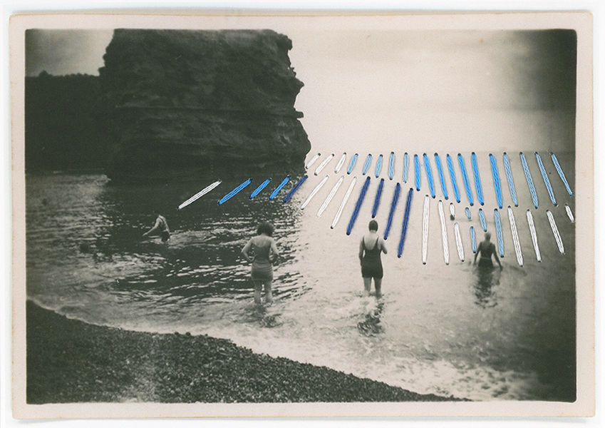 Bathers in the swell