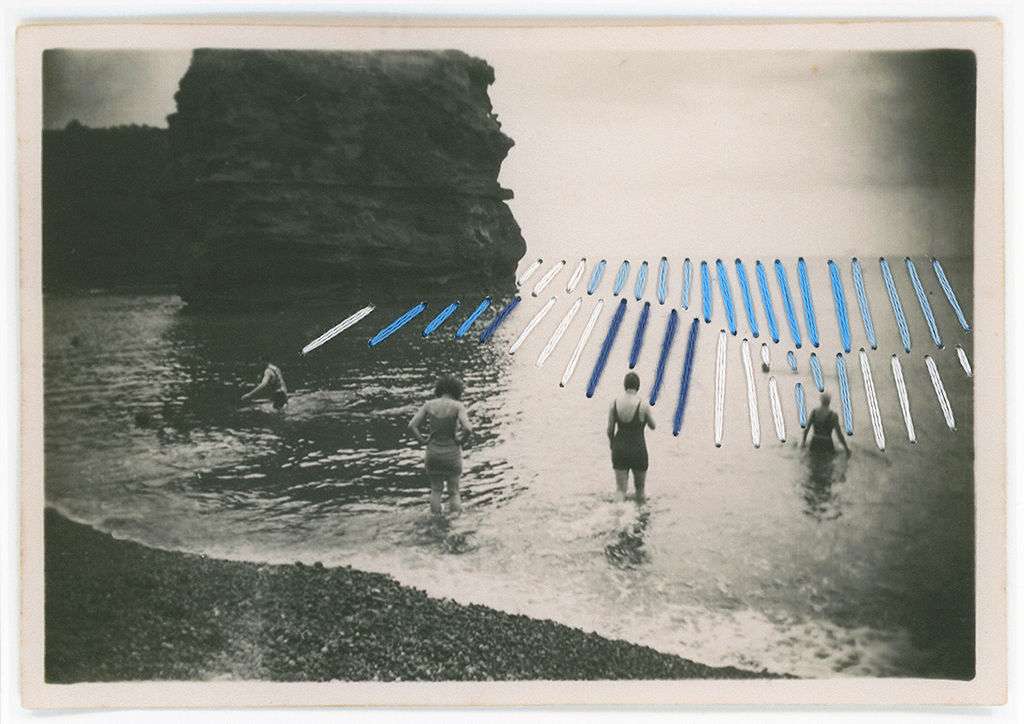 Bathers in the swell
