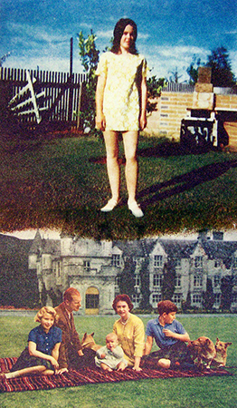 'Sandy and the Queen', Giclée print on Fine Art Paper