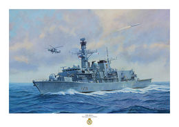 HMS Argyll Sea Ceptor First of Class HMS Argyll as in 2017 launching Sea Ceptor missile with Lynx Wildcat airborne.
