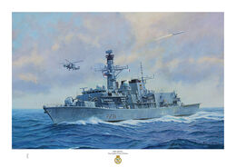 HMS Argyll Sea Ceptor First of Class HMS Argyll as in 2017 launching Sea Ceptor missile with Lynx Wildcat airborne.
