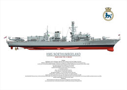 HMS Northumberland HMS Northumberland starboard profile circa 2012
