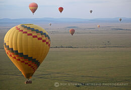 Balloons over the Masai Mara