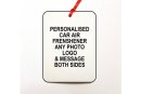 Personalised car air freshener
