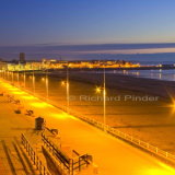 Sunrise over Bridlington South Bay and Harbour