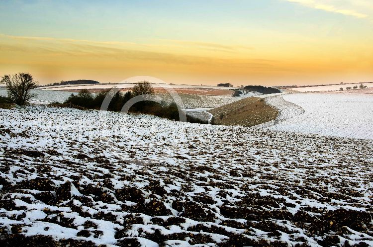 Snow on the Yorkshire Wolds