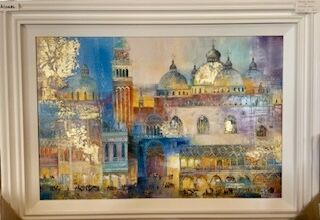 Original painting (with gold leaf) by Veronica Benoni