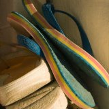 Beach shoes waiting