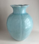 Blue Flower Jar
