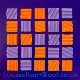 Corrugated Chaos - Acrylic collage
