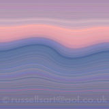 Curved Landscape - Dusk, print