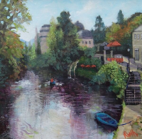 Boating on the Derwent Matlock Bath