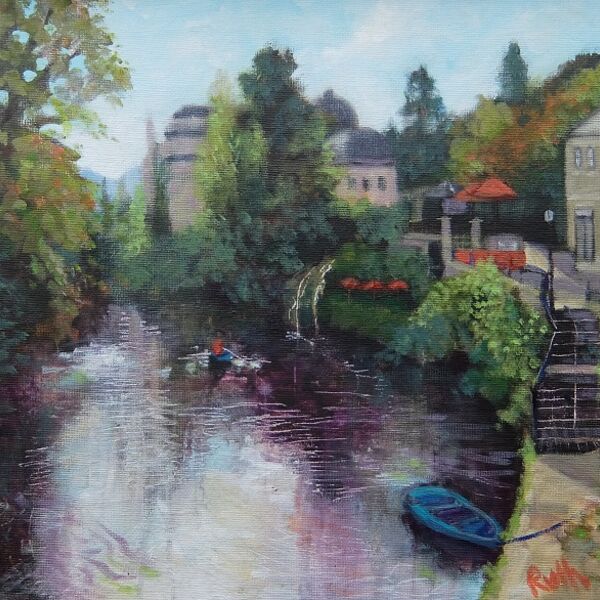 Boating on the Derwent Matlock Bath