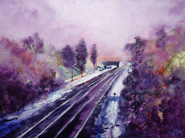 December at Belper Train Station