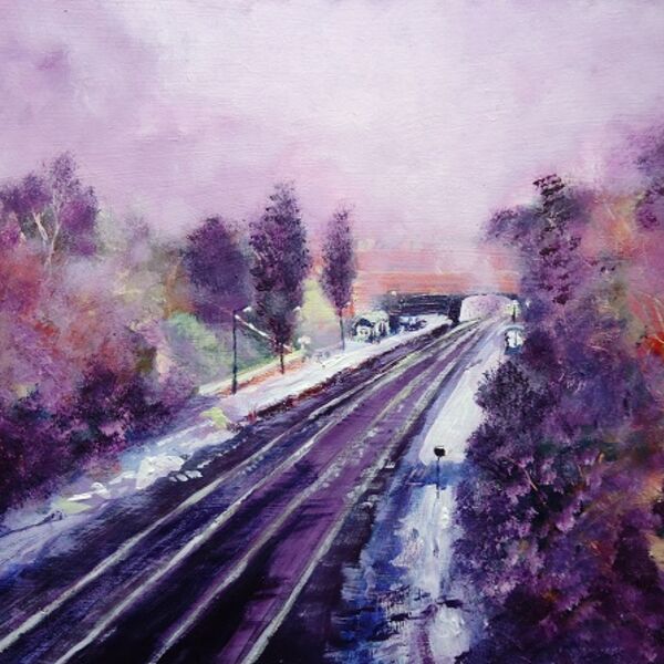 December at Belper Train Station