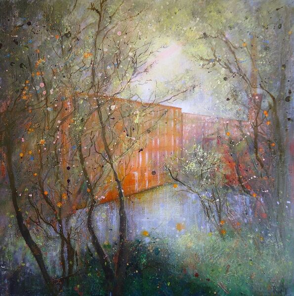 Masson Mill through the trees