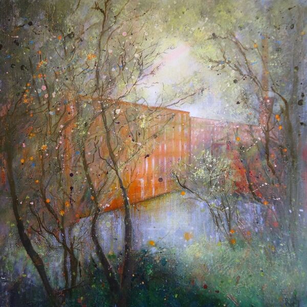 Masson Mill through the trees