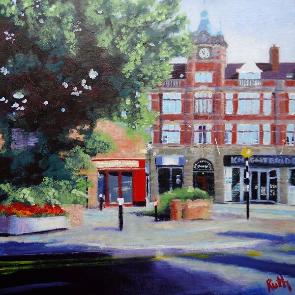 Terminus at Coop Clock tower