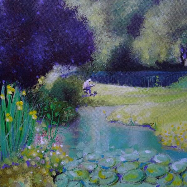 The Artist and the Lily Pads