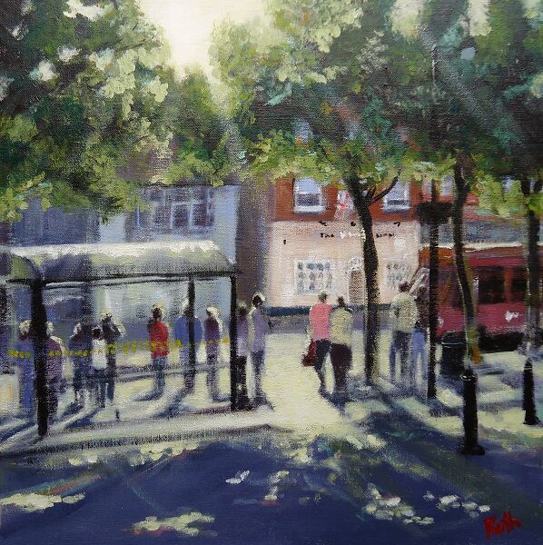 Waiting for the Bus Market Place Ripley